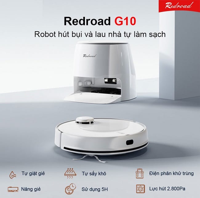 Robot hút bụi lau nhà Redroad G10
