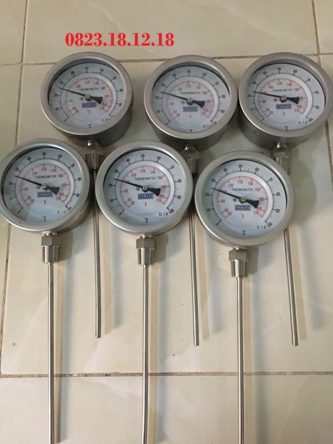 Đồng hồ đo nhiệt độ Wise 4 Đồng Hồ Đo Nhiệt Độ Chân Đứng