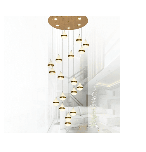 Đèn chùm cầu thang