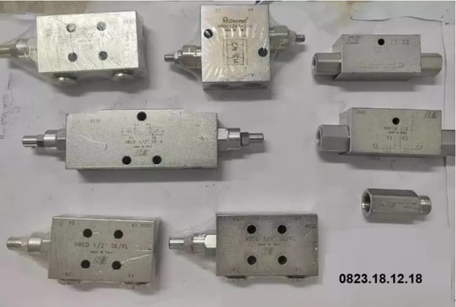 Van chống lún thủy lực