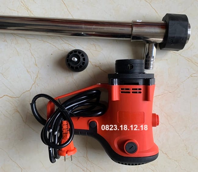 Bơm thùng Phuy thân Inox 220V 2 Bơm thùng phuy thân inox 220V