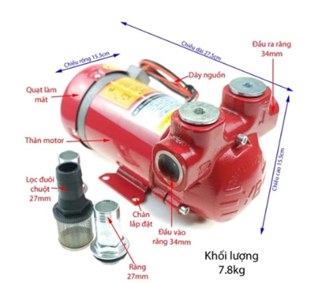 Bơm xăng chống cháy nổ EX chạy điện 
