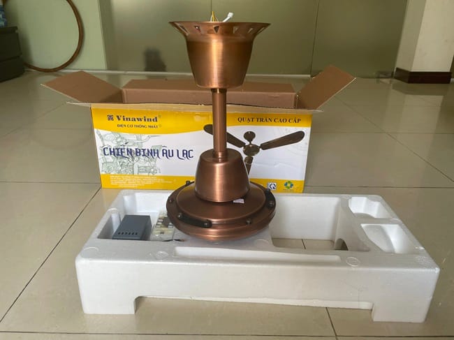 Quạt trần Vinawind 3 cánh điều khiển từ xa