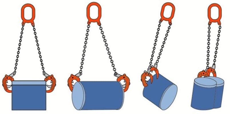 Xích cẩu thùng phuy 5 Cách sử dụng xích cẩu thùng phuy