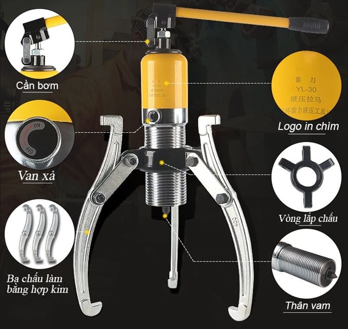 Cảo thủy lực 3 Cảo thủy lực