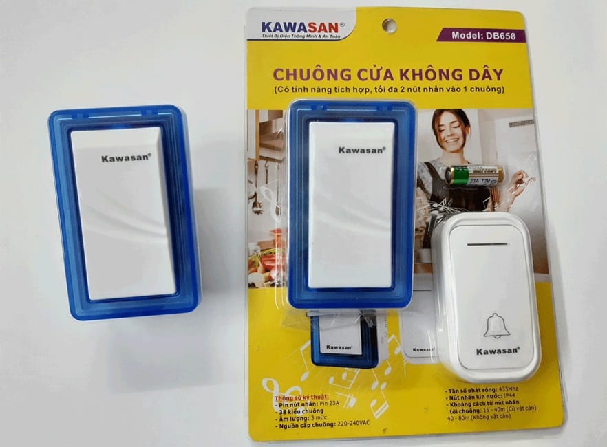 Chuông cửa không dây 4 Chuông cửa không dây