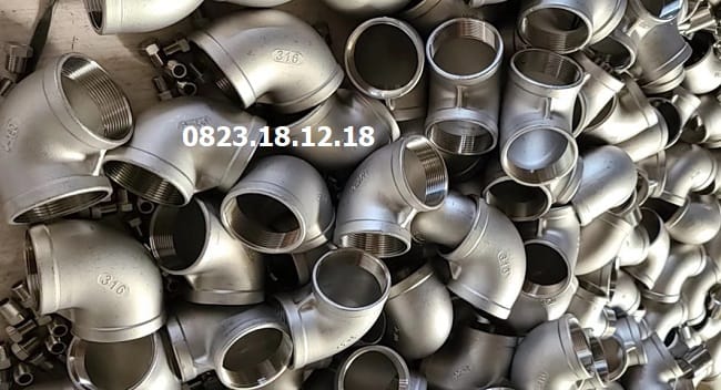 Cút ren inox