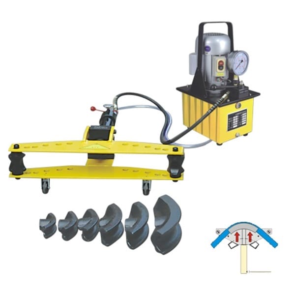 Máy uốn ống sắt cầm tay - Máy uốn ống thủy lực 4 Máy uốn ống sắt có bánh lăn