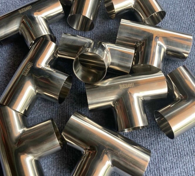 Tê vi sinh inox