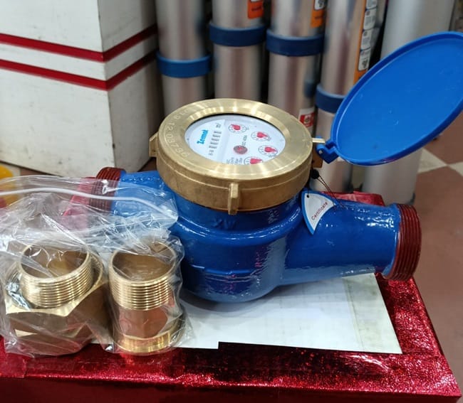 Đồng hồ đo nước nối ren 5 Đồng hồ đo nước nối ren dạng cơ