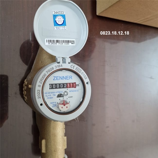 Đồng hồ nước thân đồng 2 Đồng hồ đo nước thân đồng
