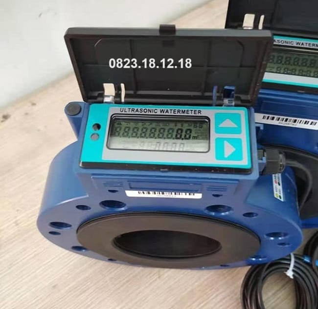 Đồng hồ đo nước mặt bích 7 Đồng hồ đo nước điện tử mặt bích
