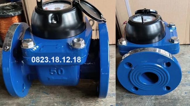 Đồng hồ đo nước mặt bích 6 Đồng hồ đo nước mặt bích dạng cơ