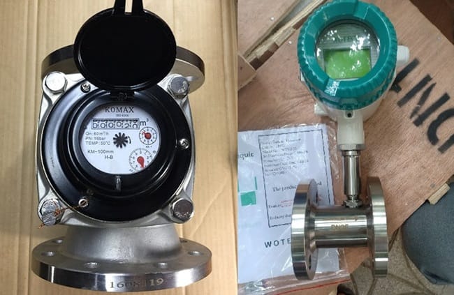 Đồng hồ đo nước thân inox 9 Đồng hồ đo nước thân inox lắp bích