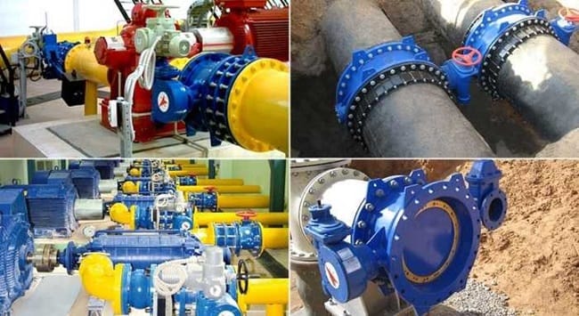 Ứng dụng của van bướm thép