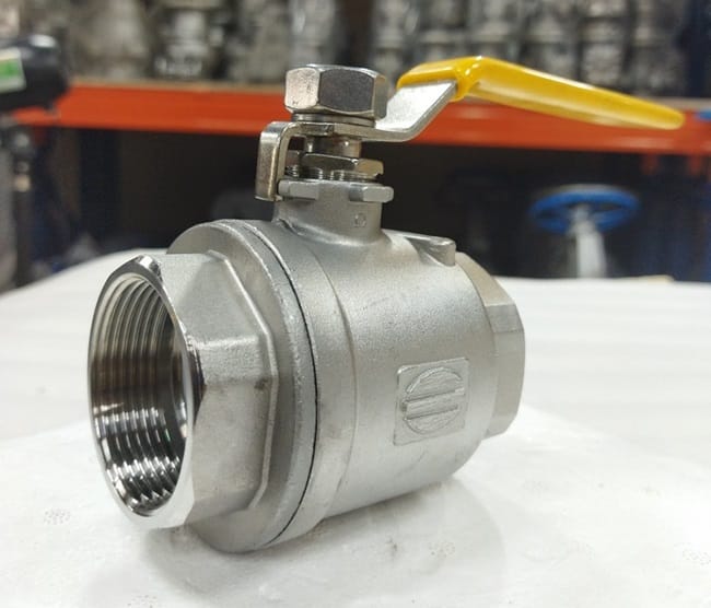Van bi nối ren 10 Van bi inox lắp ren