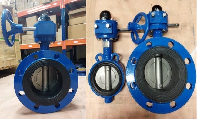 Van bướm mặt bích Hàn Quốc