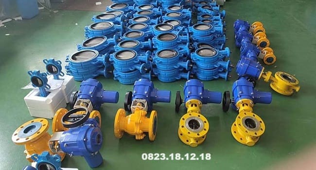 Van bướm thép điều khiển điện 6 Kho van bướm thép điều khiển điện