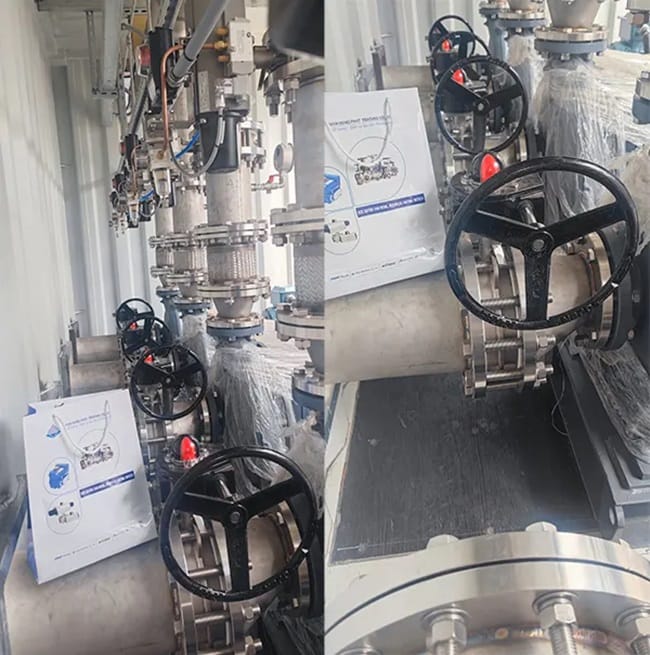 Ứng dụng van bướm inox