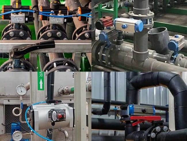 Van bướm nhựa 5 Ứng dụng của van bướm nhựa