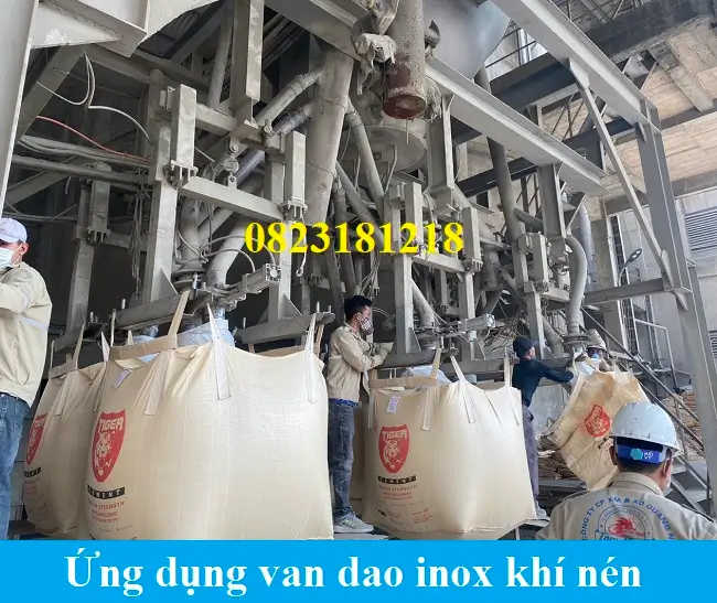van dao inox điều khiển khí nén 6 Ứng dụng van dao inox điều khiển khí nén