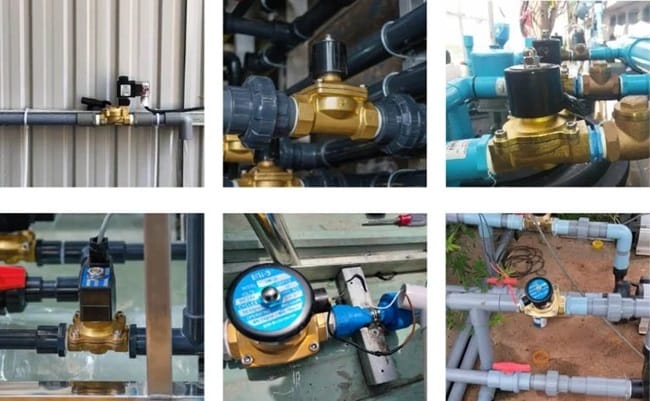 Ứng dụng của van điện từ