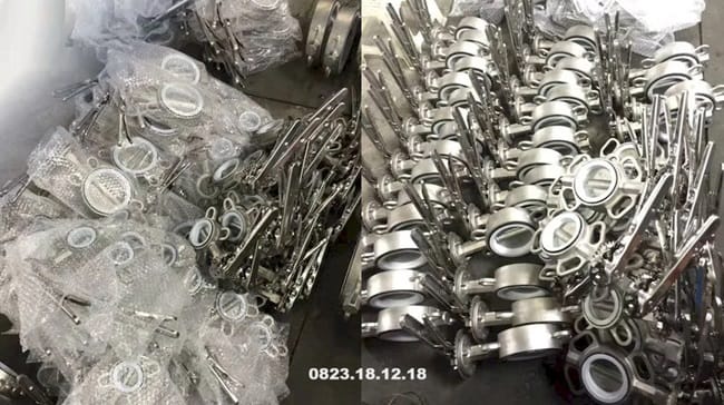 Van bướm inox