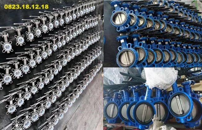 Van bướm tay gạt 2 Van bướm tay gạt