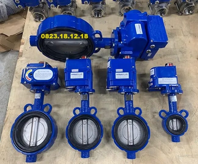 Van bướm thép điều khiển điện 8 Van bướm thép điều khiển bằng điện