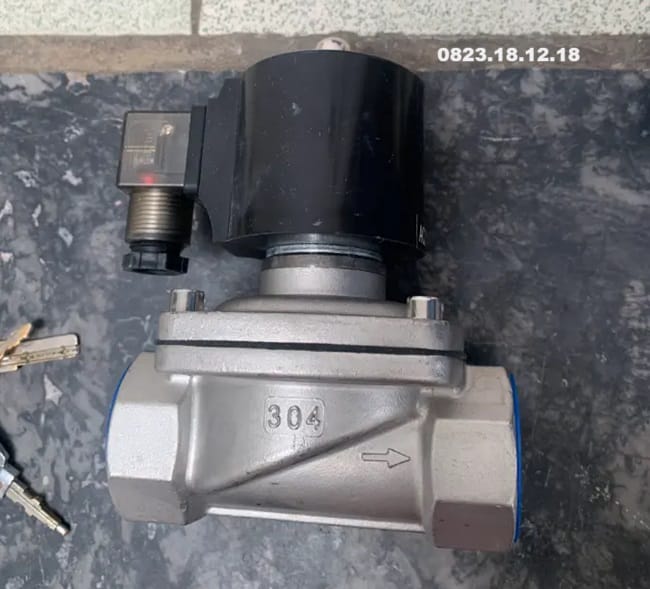 Van điện từ dùng cho hóa chất 6 Van điện từ inox chịu hóa chất