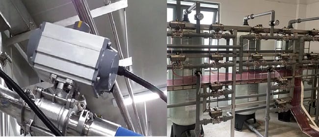 Ứng dụng của van bi nối ren điều khiển khí nén