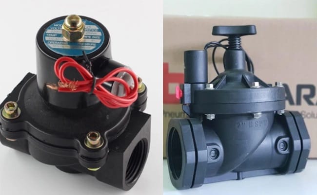 Van điện từ nhựa 4 Van Điện Từ Nhựa Kết Nối Ren
