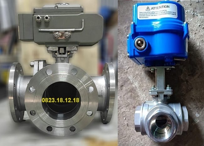Van bi điều khiển điện ON/OFF 10 Van bi điều khiển điện ON/OFF 3 ngã