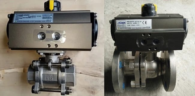 Van bi điều khiển khí nén Hàn Quốc