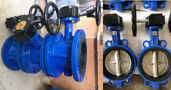 Van bướm Hàn Quốc 5 Van bướm Hàn Quốc tay quay