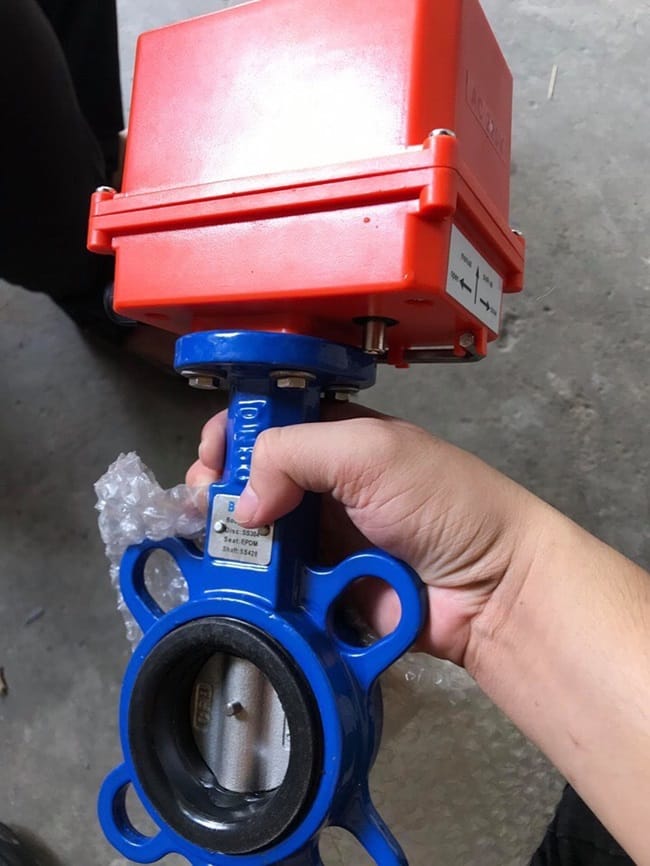 Van bướm điều khiển điện Hàn Quốc 7 Van bướm điều khiển điện Hàn quốc ON/OFF