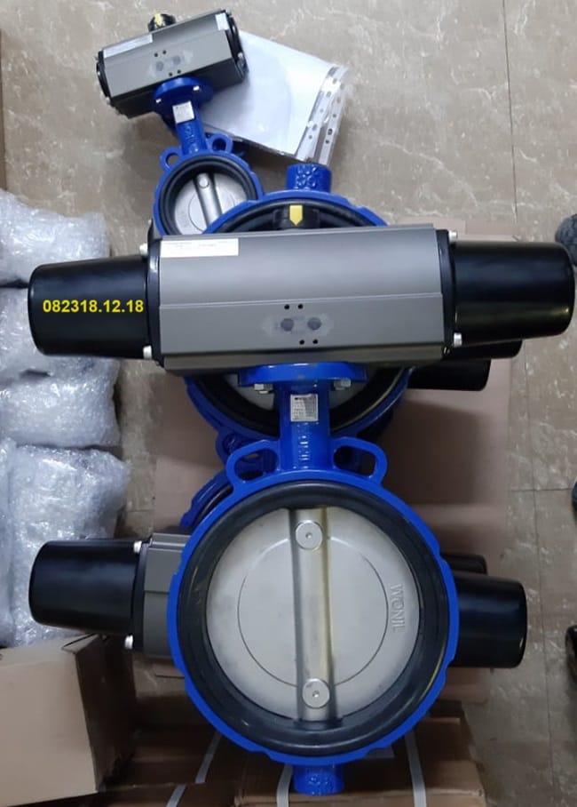 Van bướm điều khiển khí nén ON/OFF tác động đơn