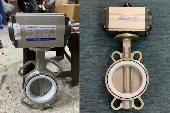 Van bướm Đài Loan 9 Van bướm inox Đài Loan