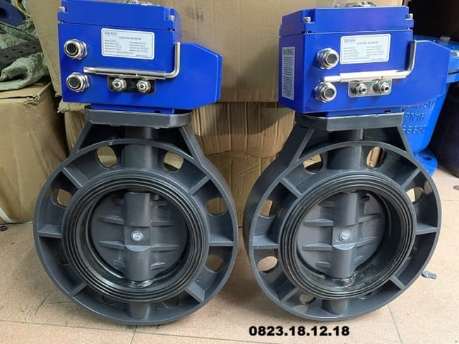 Van bướm Hàn Quốc 12 Van bướm nhựa Hàn Quốc