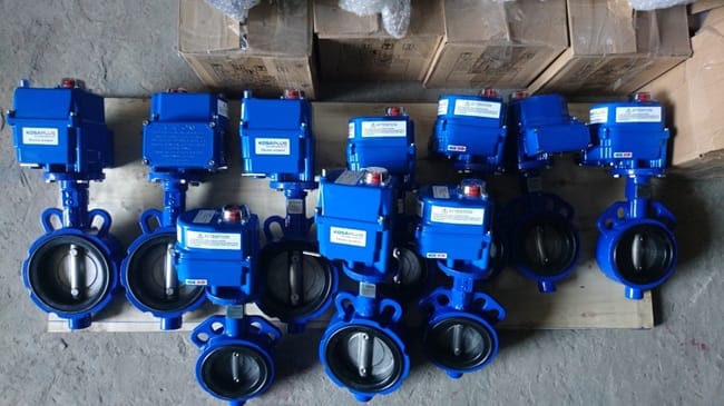 Van bướm điều khiển điện tuyến tính 5 Van bướm thép điều khiển điện tuyến tính