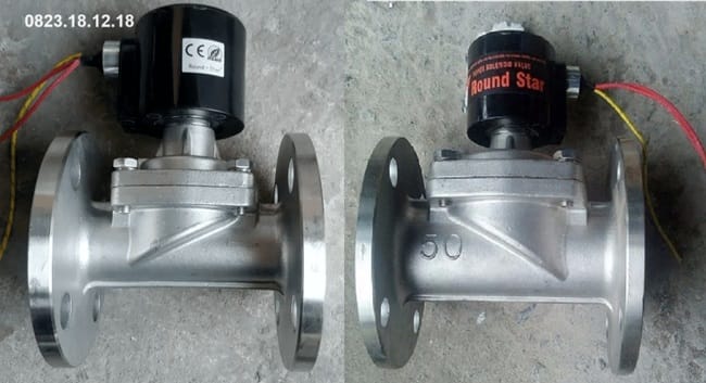 Van điện từ mặt bích 2 Van điện từ lắp bích