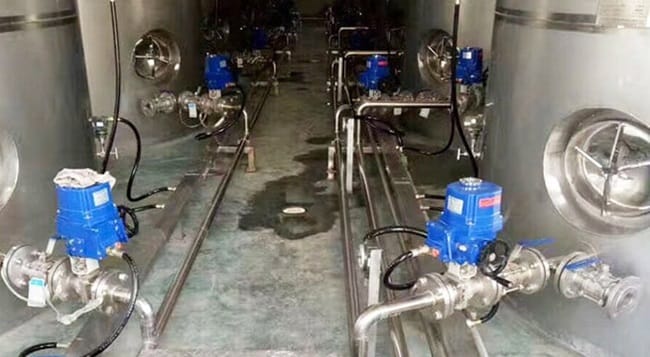 Van bi inox điều khiển điện 10 Ứng dụng của van bi inox điều khiển điện