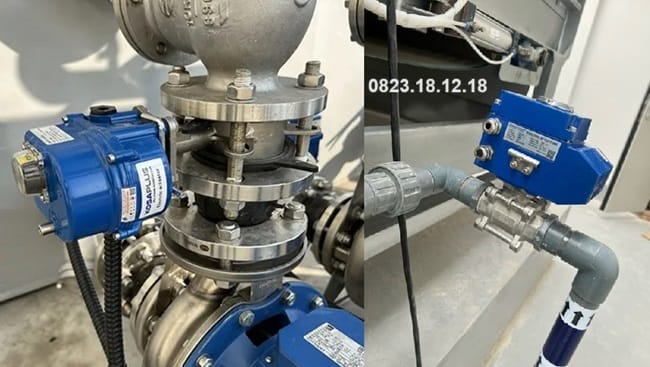 Ứng dụng van bi điều khiển điện 2 mảnh
