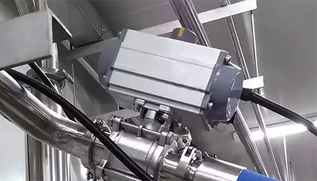 Ứng dụng van bi điều khiển khí nén Hàn Quốc