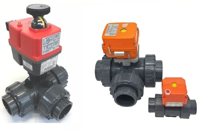 Van bi 3 ngã điều khiển điện rắc co