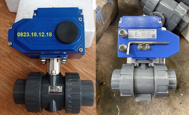 Van bi điều khiển điện Hàn Quốc nhựa