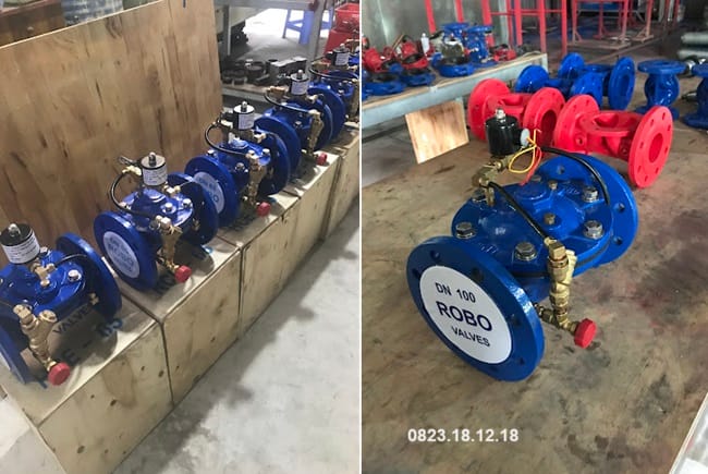Van điện từ gang 6 Van điện từ gang