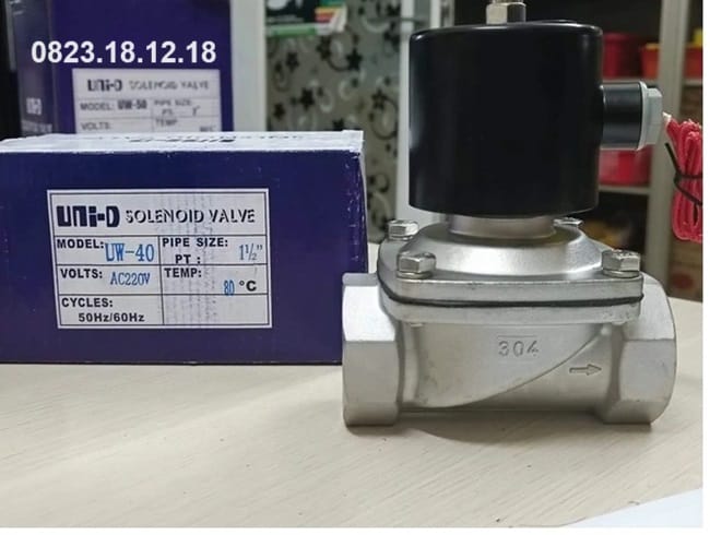 Van điện từ inox 6 Van điện từ inox 220V