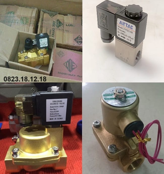 Van điện từ thường đóng 2 Van điện từ thường đóng