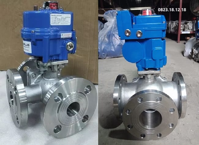 Van bi điều khiển điện Hàn Quốc 3 ngã